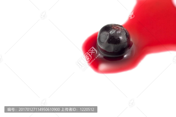 紅汁黑加侖-孤立的特寫