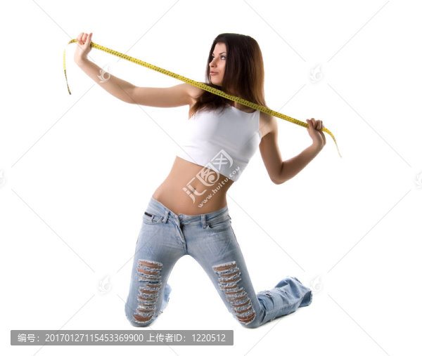 婦女和磁帶測量