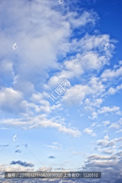 白云和藍天