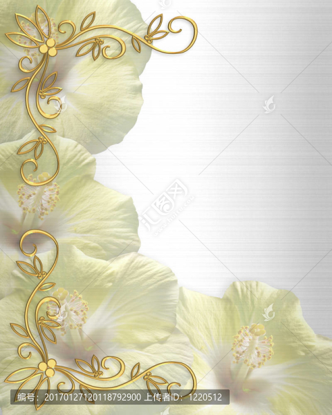 婚禮或聚會邀請芙蓉