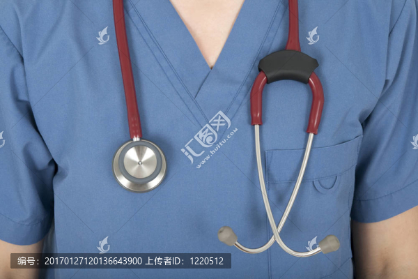 護(hù)士制服和聽診器