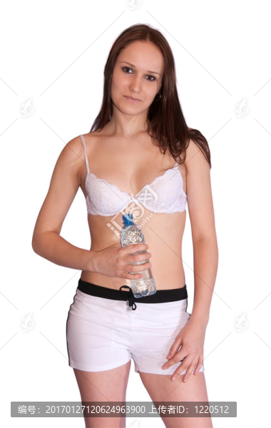 女子的飲用水