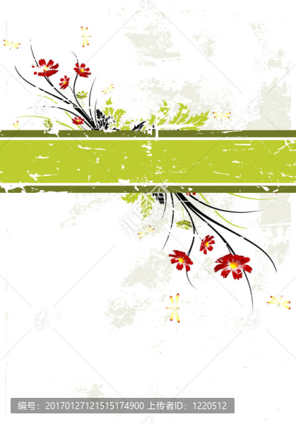 摘要垃圾花的背景