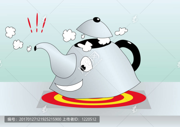 沸騰的水壺