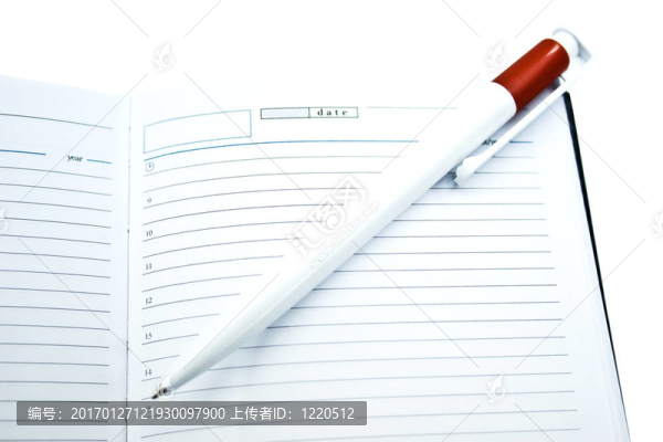 筆記本和鉛筆