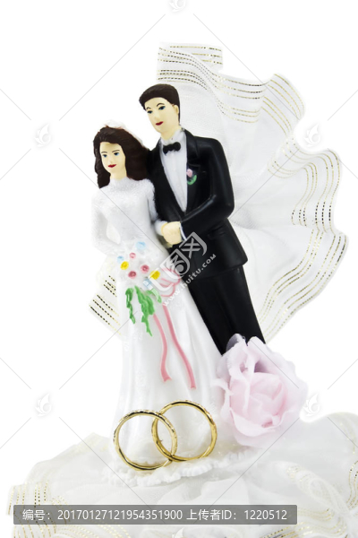 一對(duì)新婚夫婦的數(shù)字