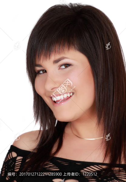 帶著漂亮的微笑的女孩-匯圖網(wǎng) www.fosd68.com 帶著漂亮的微笑的女孩