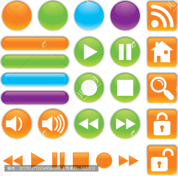音頻和視頻Shiny,Buttons