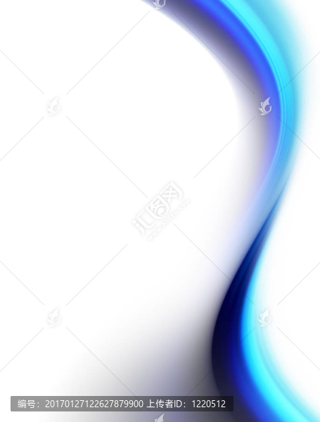 藍色的波浪