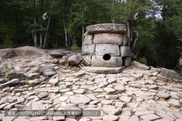 Dolmens。歷史的地方。