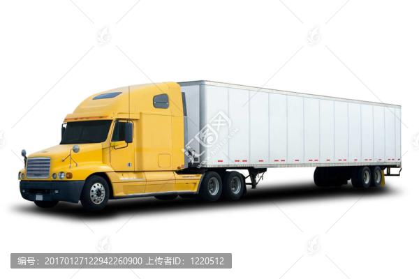 黃色半卡車