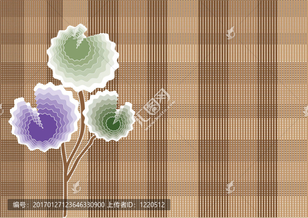 賀卡與粉彩花卉