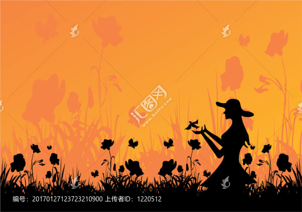女孩與鳥
