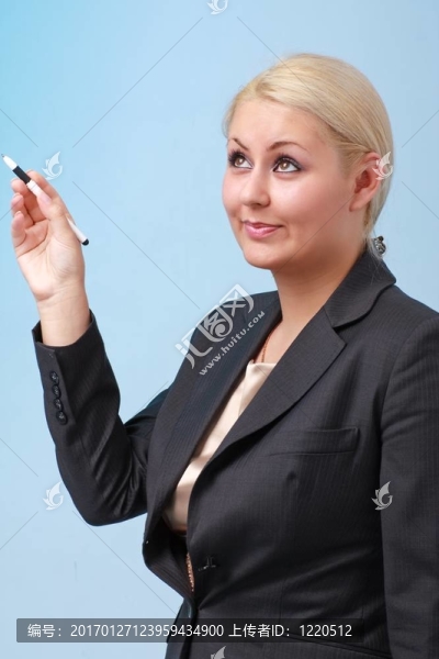 空氣中的女人