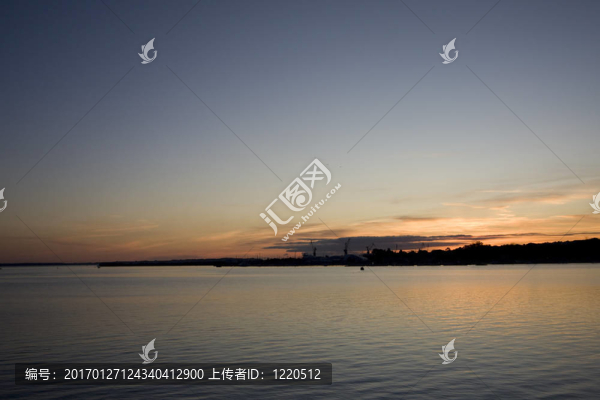 海上日落