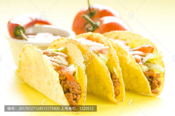 美味的墨西哥墨西哥食品；
