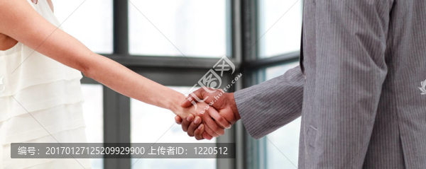 握手的肖像