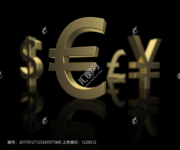 焦點(diǎn)中的歐元符號(hào)