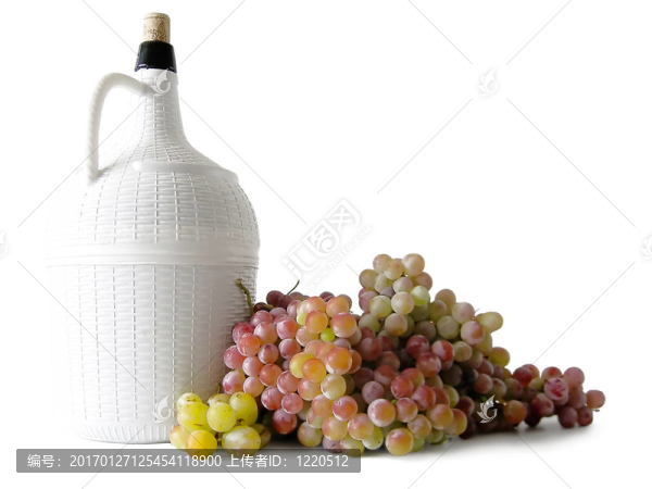 加上葡萄酒瓶