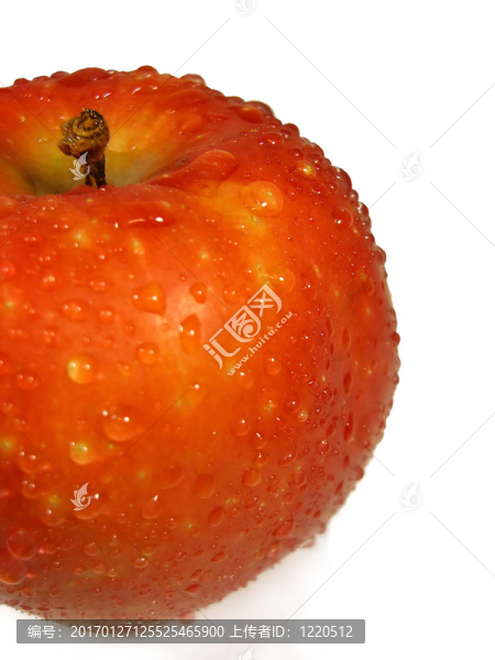 紅蘋果一半