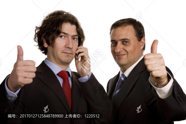 豎起大拇指