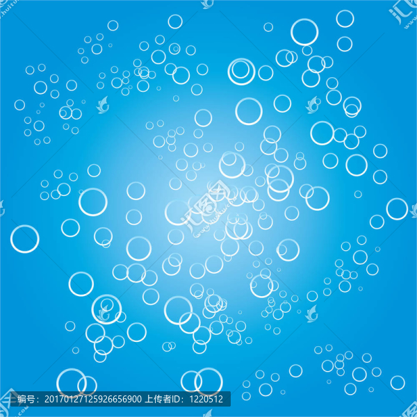 藍(lán)色泡泡背景