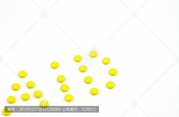 文字幫助寫黃色藥丸白色