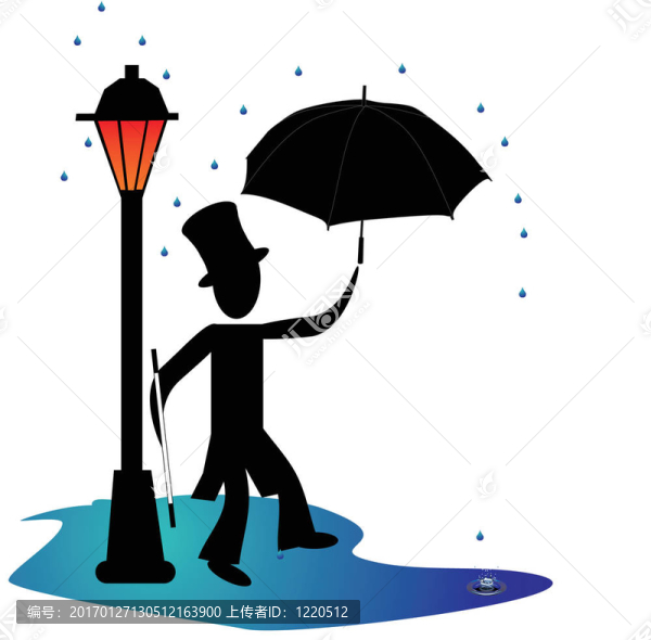 在雨中跳舞..