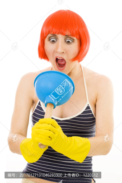 嚇壞了的女人