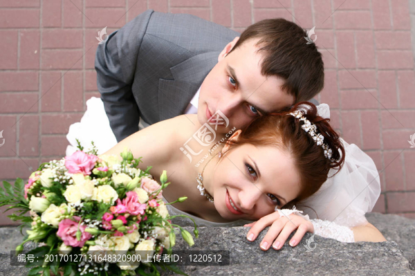 婚禮的夫婦