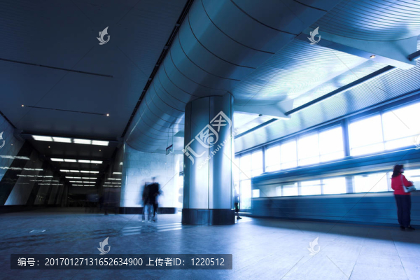 地鐵藍(lán)色列車(chē)