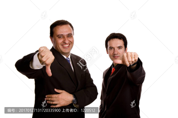 大拇指朝下