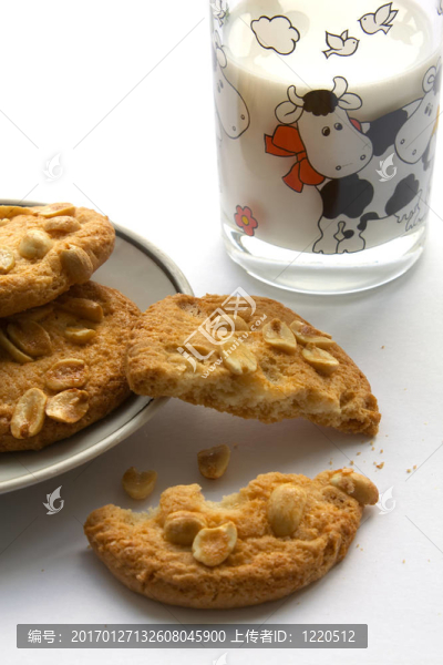 牛奶花生餅干