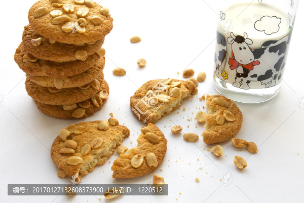 牛奶和餅干