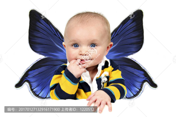 小男孩拍特寫