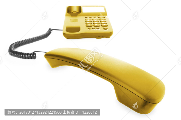 帶手機(jī)的藍(lán)色電話(huà)