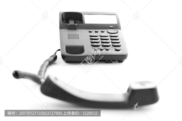 具有電話接收器的電話