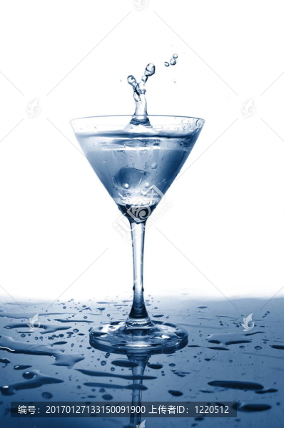 飛濺的水玻璃