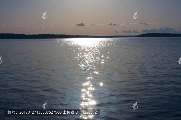 陽光閃爍的海面