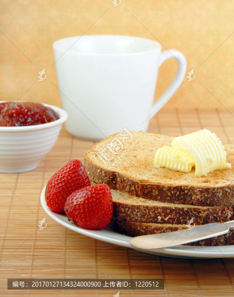 黃油和果凍的面包-匯圖網(wǎng) www.fosd68.com 黃油和果凍的面包