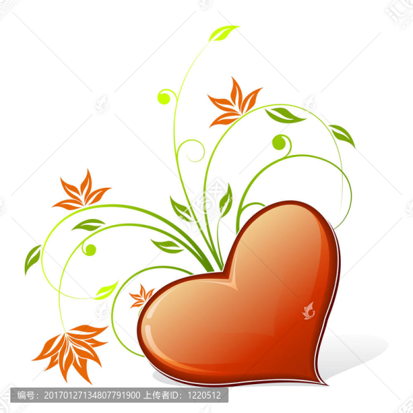 用花的心圖標(biāo)