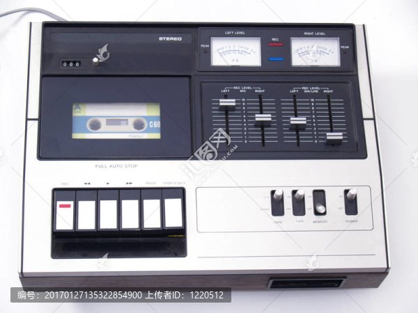 老式音頻磁帶甲板