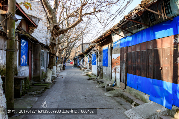 寧波老街道,破舊街巷,拆遷地塊
