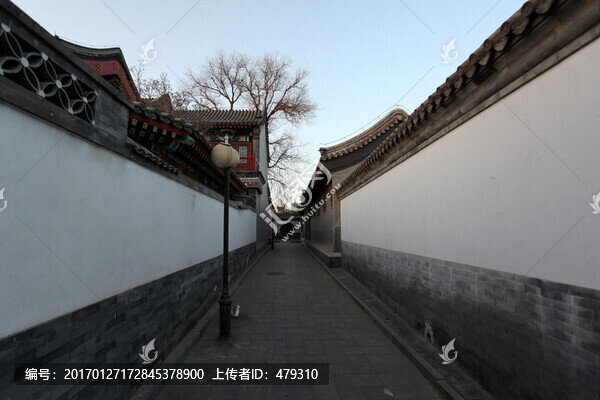北京胡同,北京,建筑,胡同