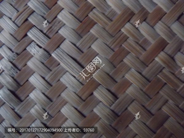 竹席編織紋理