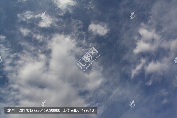藍天,白云,天空云彩