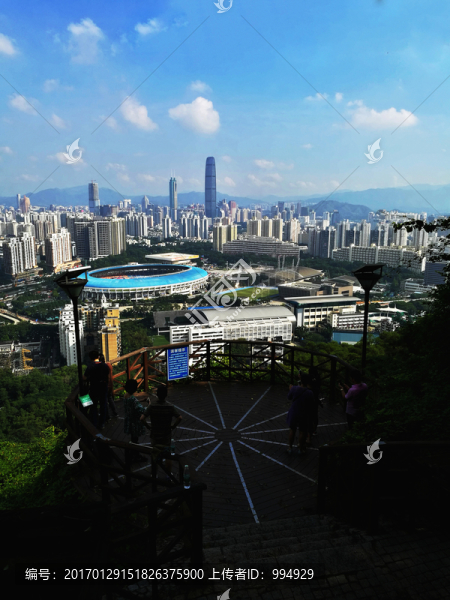 深圳筆架山公園,深圳鳥瞰風(fēng)景