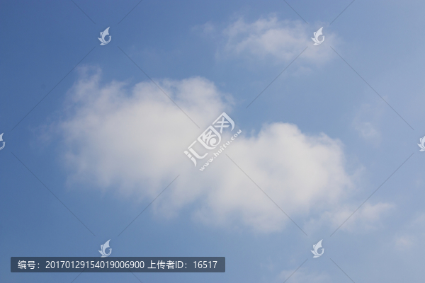 天空,冬日的藍天