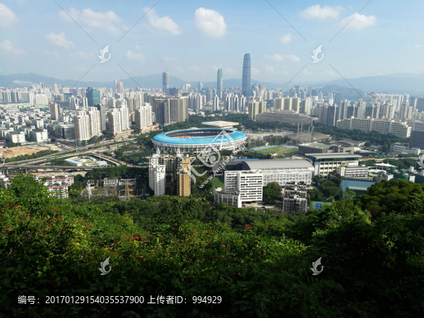 深圳筆架山公園頂峰