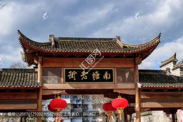 南塘老街,中式建筑,寧波旅游